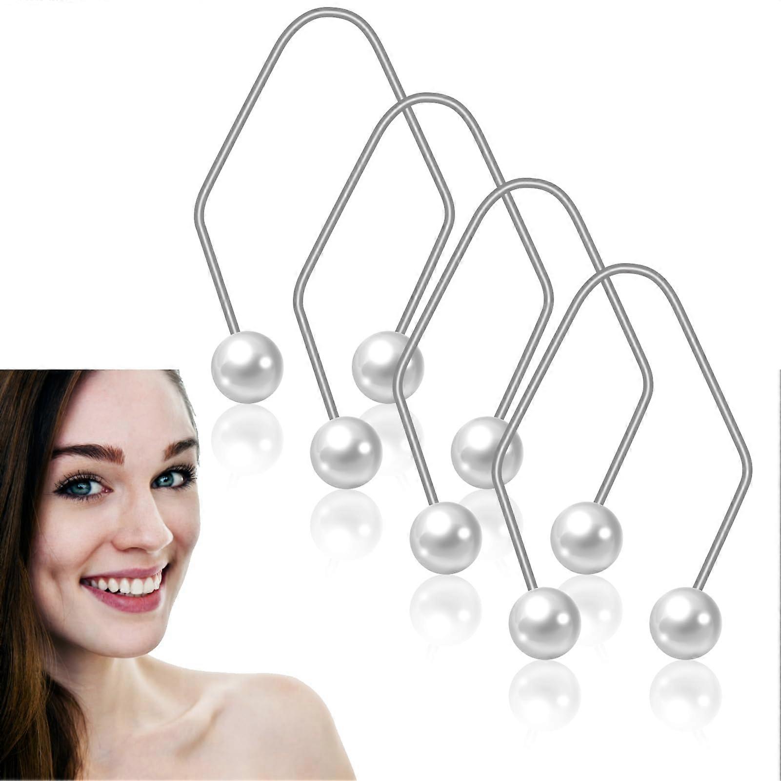 Dimple Maker for Cheeks,4 PCS Dimple Maker for Face,White