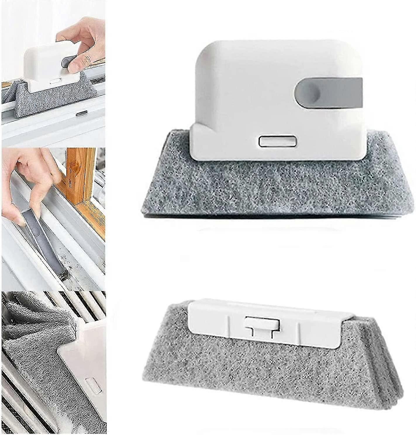 Window Groove Cleaning Tool With Replacement Head For Corners Gaps