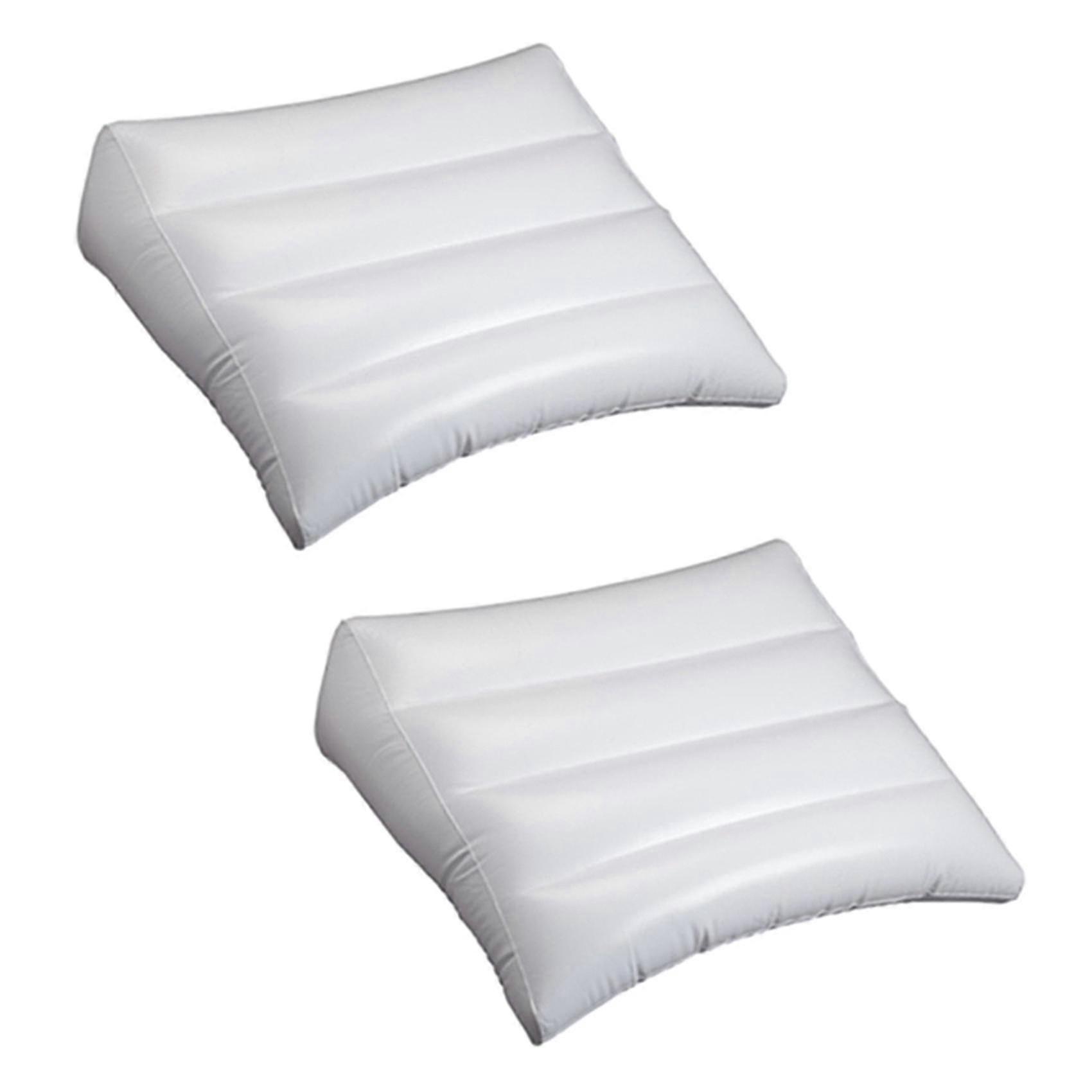 Large Inflatable Bed Wedge Pillow - Portable Lightweight (17ozs)