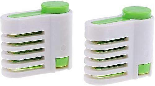 2 Pieces DIY Cake Slicer Cake Slicing Leveler 5 Layers Slicer Cutting Fixator Tools Stratification Auxiliary fit for Making(Green)