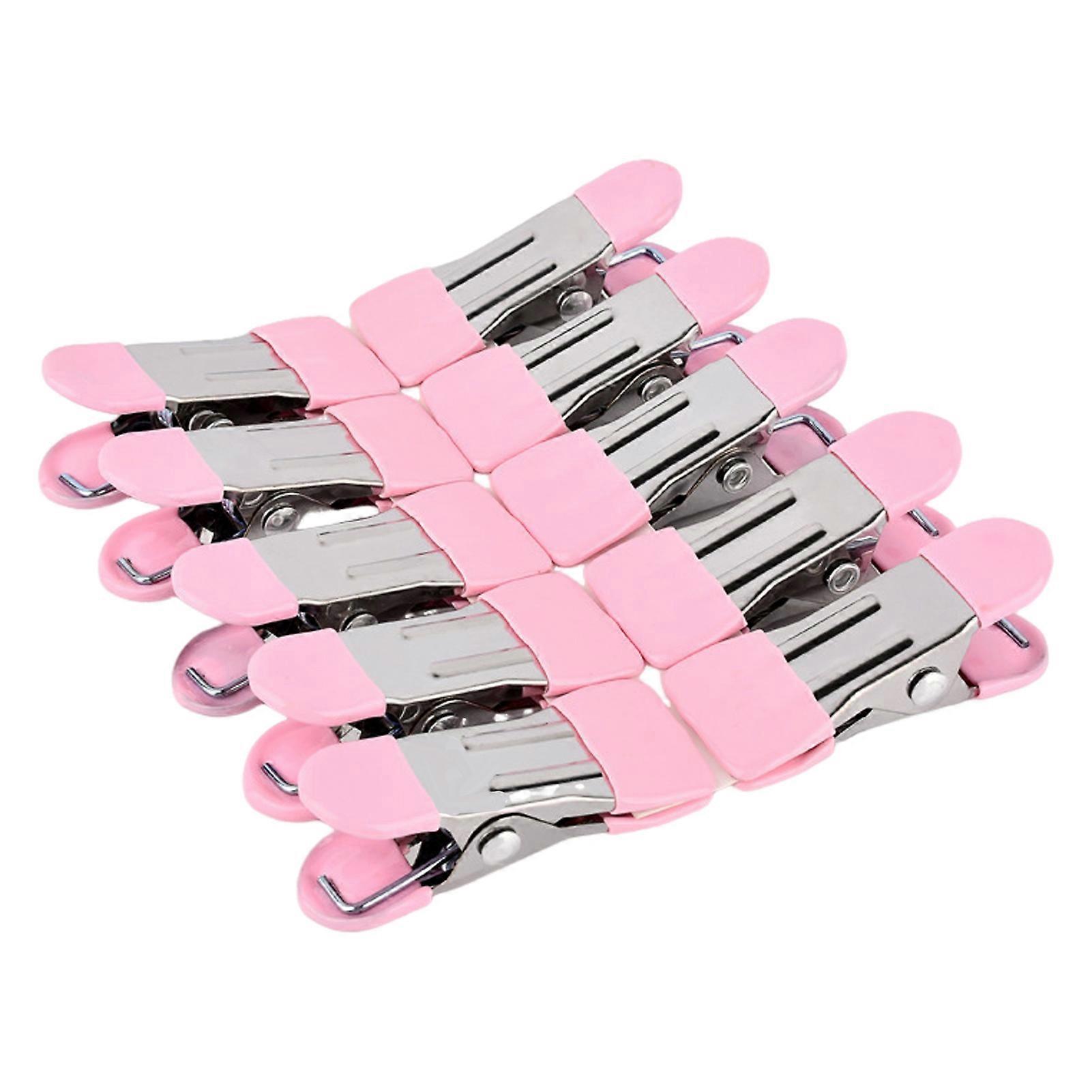 30Pcs Heavy Duty Clothes Pins Traceless Protection Anti-Slip Design Metal Photo Display Clips Drying Clothesline Laundry Pins