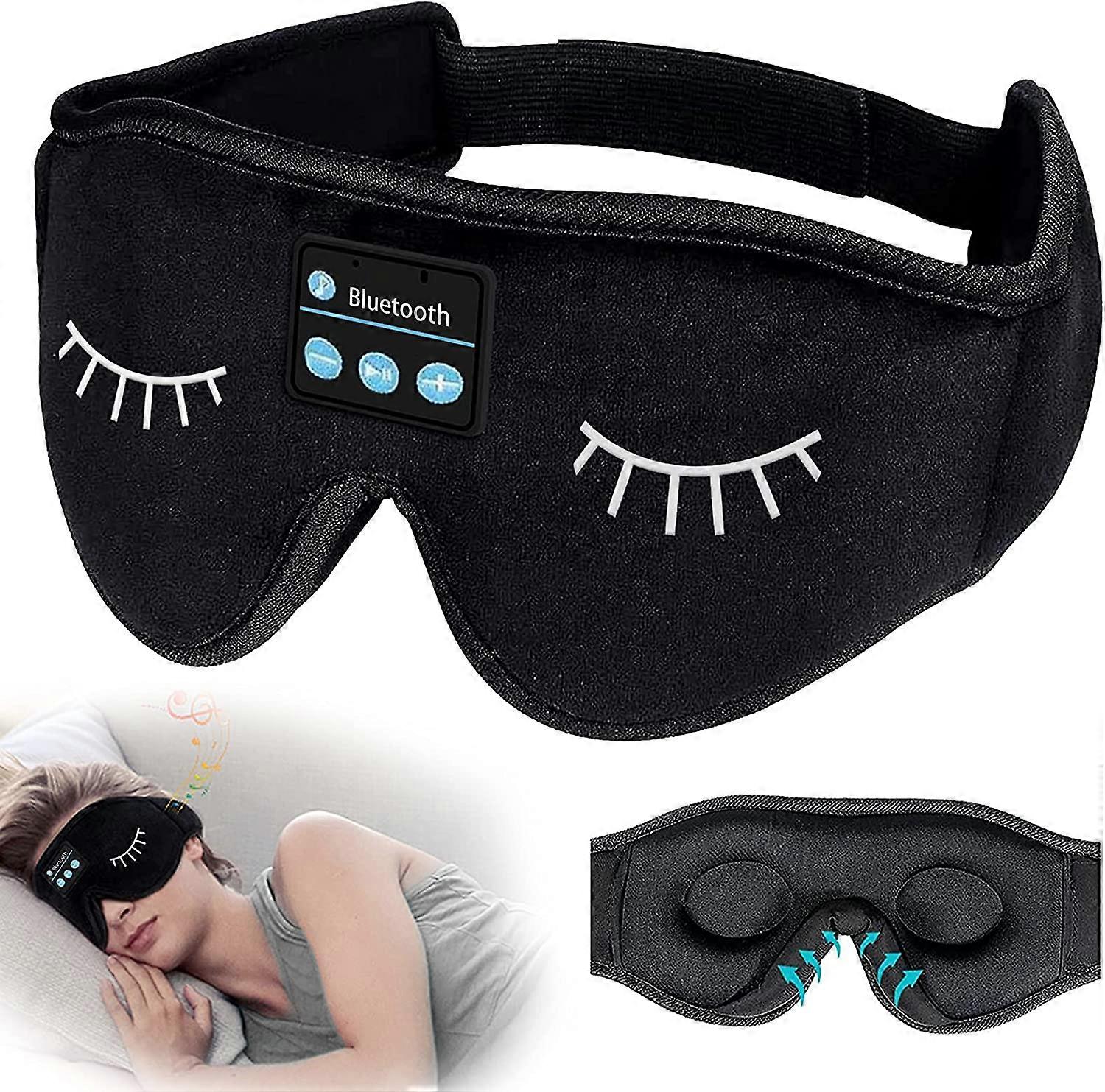 Bluetooth Sleep Mask Wireless Sleep Headphones 3D