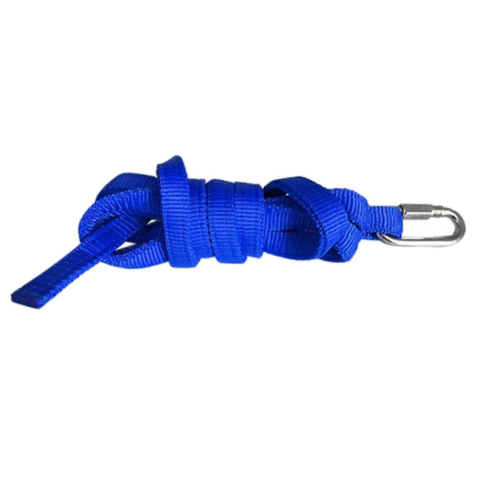 Durable Horse Lead Rope 15mm Wide Bolt Snap Double Layer for Livestock blue