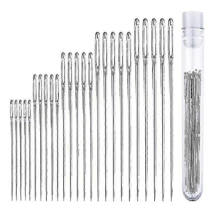 25pcs Large Eye Sharp Sewing Needles