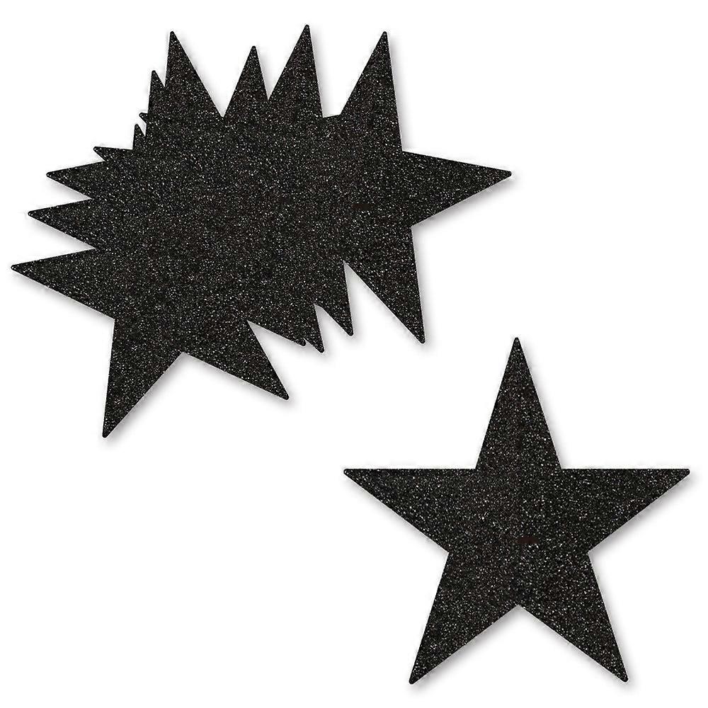 闪光纸 五叉星 手剪纸 教室 黑板 公告板 装饰 手写涂鸦 绘画 闪光 五叉星