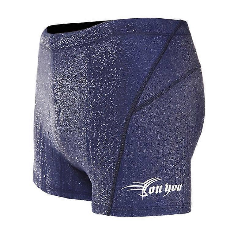 Men's Square Leg Athletic Swim Jammers Durable Training Splice Team Swimsuit