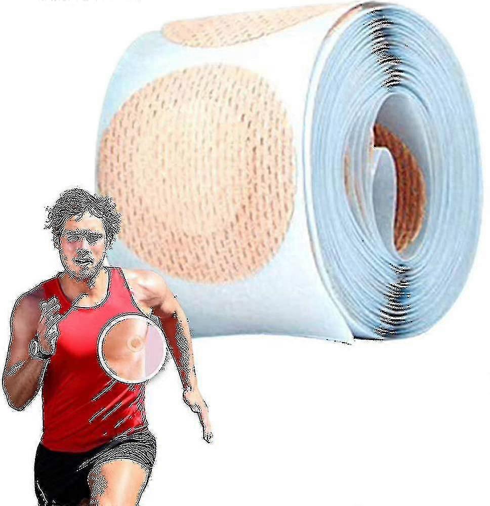 100 stk. løbere Nipbeskytter Brystvortebeskytter Brystvorte Chafing Forebyggelse Engangs Pasty Sæt 3,5 cm Ultra Marathon Løb