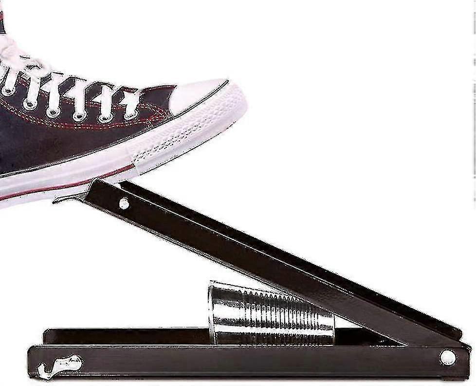 מגרסת פחית כבדה, מגרסה פחית מתכת 16oz סוג רגל מרסק כבד - כלי מיחזור עבור אלומיניום Seltzer סודה פחיות בירה ובקבוקים