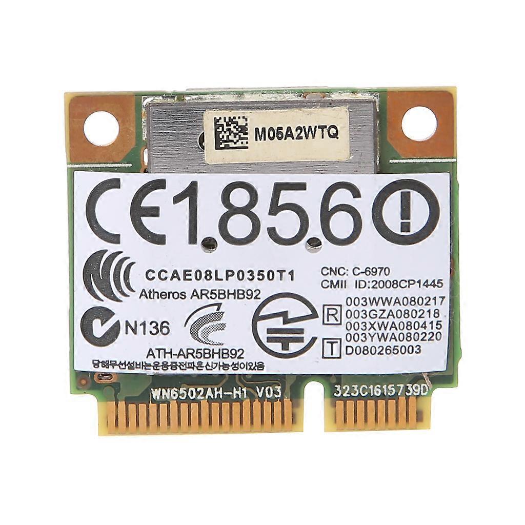 Atheros AR9280 AR5BHB92 Dual Band 2.4G 5G 300M WiFi Wireless Half Mini PCI-E Card For for Linux Hackintosh Win10