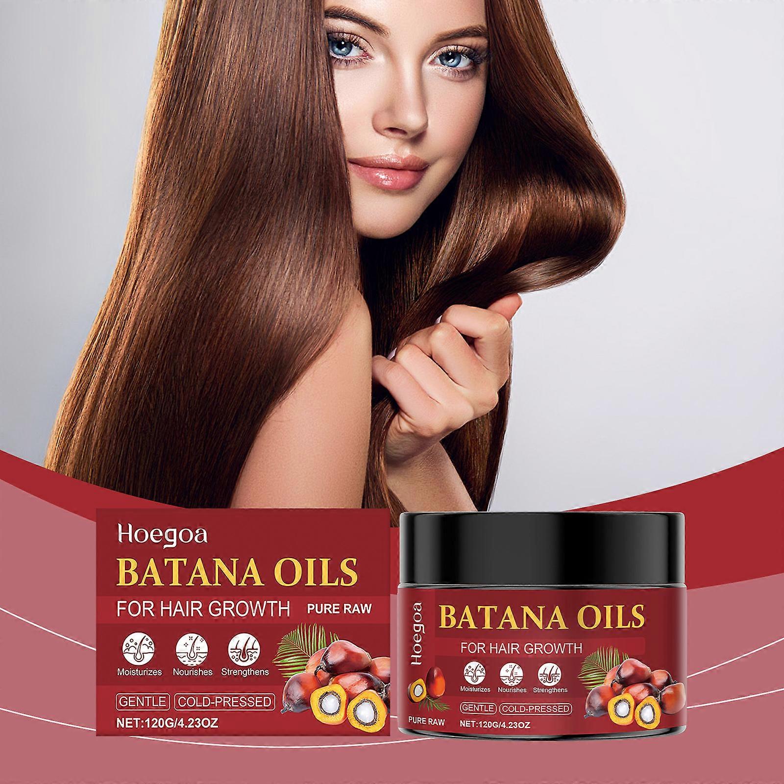 Batana Oil for Hair Growth, 100% Pure Unrefined Batana Oil, Hair Growth Oil, Βοηθά στο Φριζάρισμα, την Ψαλίδα, την Υφή & τη Λάμψη