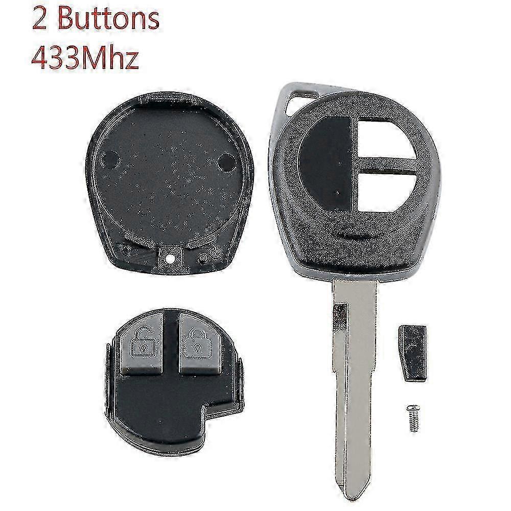 Auto Smart Remote Key 2 Tasten Fit für Swift Sx4 Jimny Vitara Splash 2007-2013 433mhz