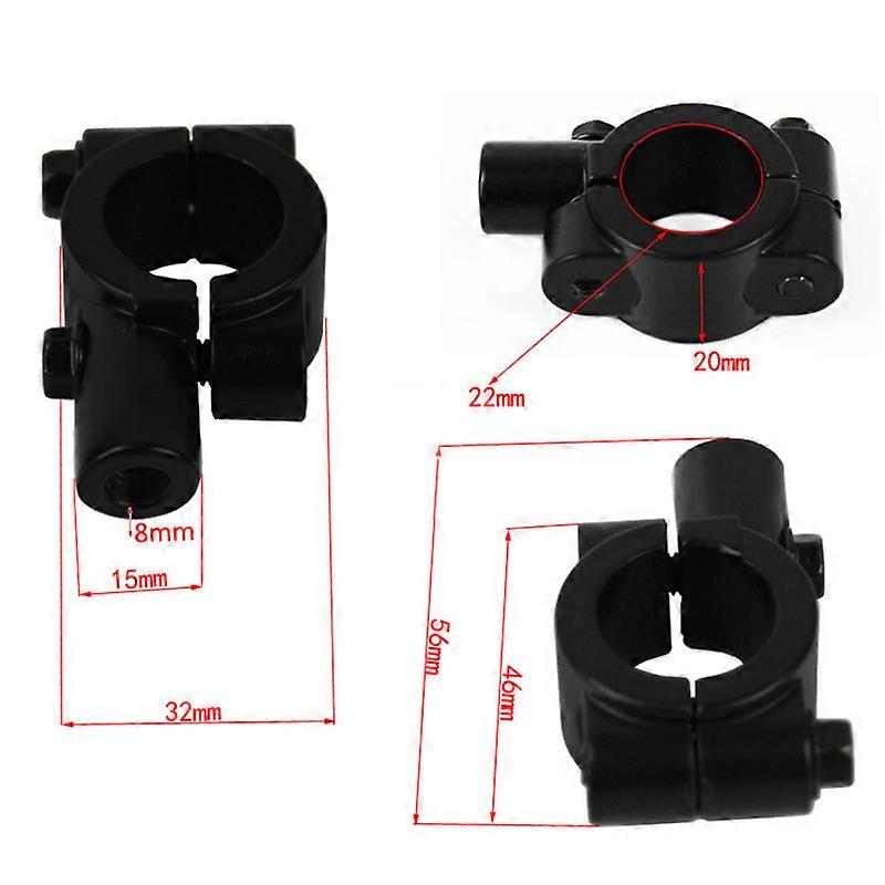 Motorcycle Handlebar Mirror Mount Rear View Mirrors Holders