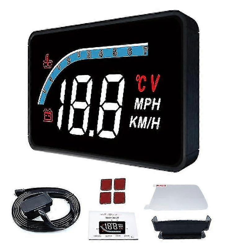 Easy-to-set Plug-and-play L1 Universal Gps Speedometer Head-up Display With Alarm Function