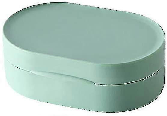 Portable Leak Proof Soap Dish Container (green)