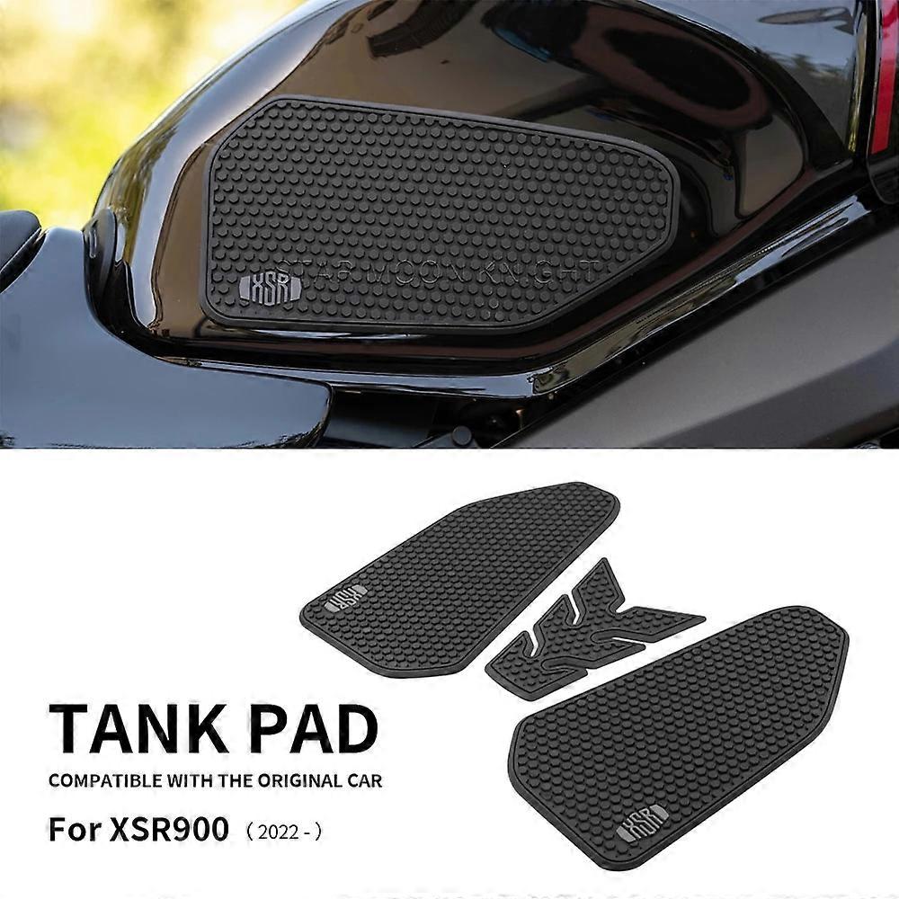 ملحقات الدراجات النارية وسادة خزان الوقود الجانبية ل Yamaha XSR900 XSR 900 2022- وسادات الخزان وسادات واقي الركبة قبضة الجر وسادة الجر