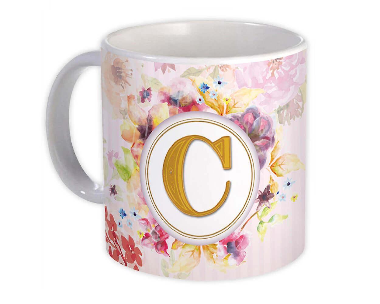 Lahjamuki: Monogrammi C-kirjain Nimi