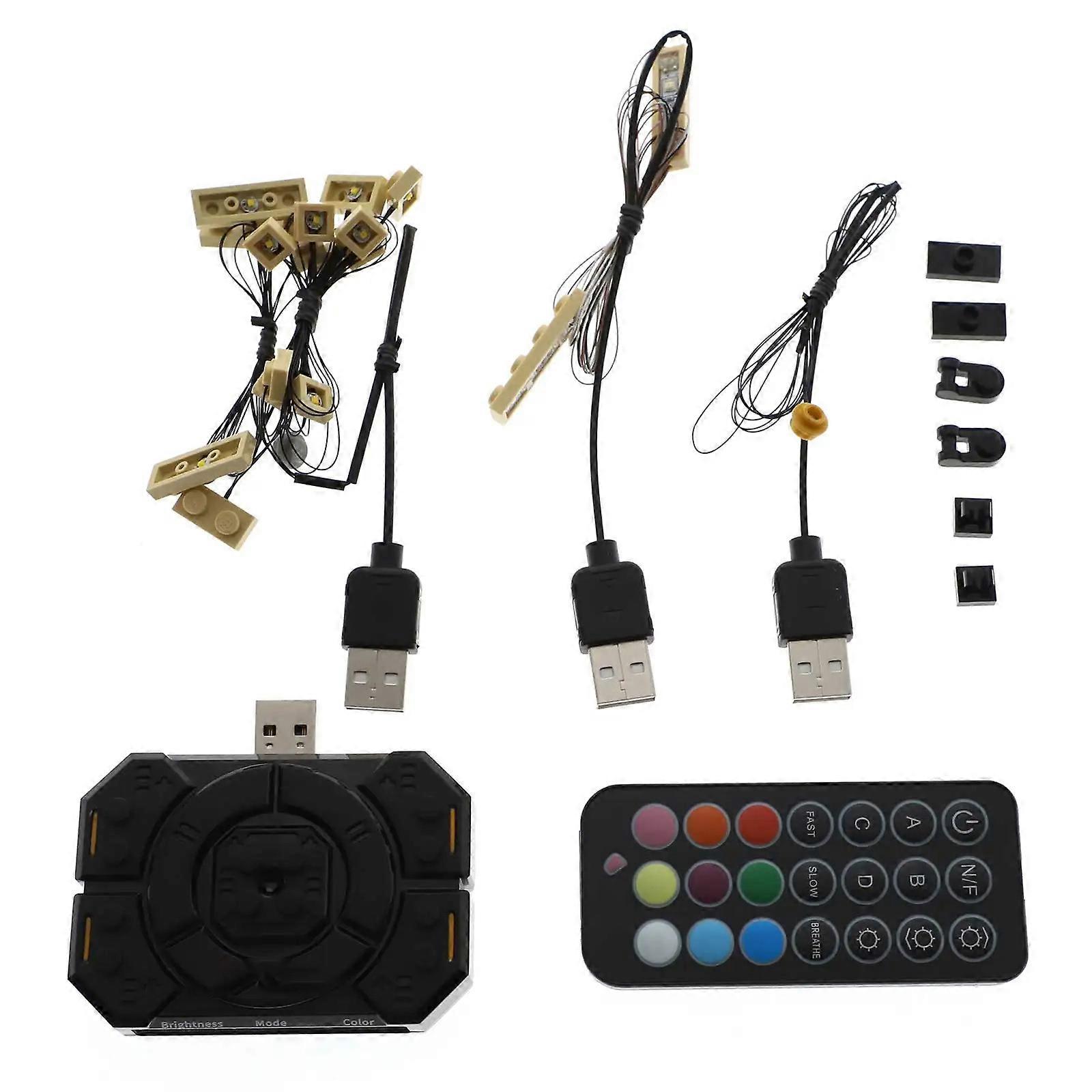 Kit luci a LED per 21042 Architecture Statue of Liberty Building Blocks Set Versione con telecomando