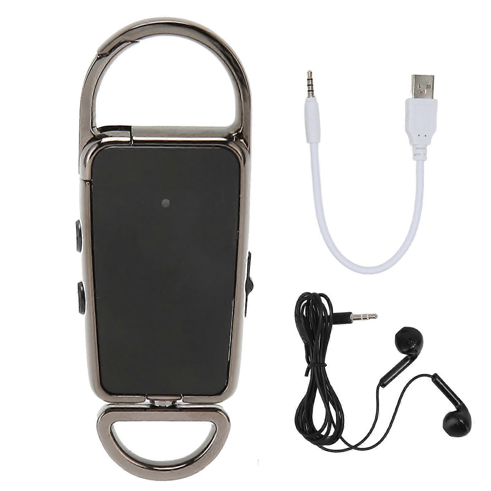 Mini Voice Recorder Voice Activated AI Intelligent HD Noise Reduction Portable Recording Device with Hook for Long Time(shipped with built-in battery)