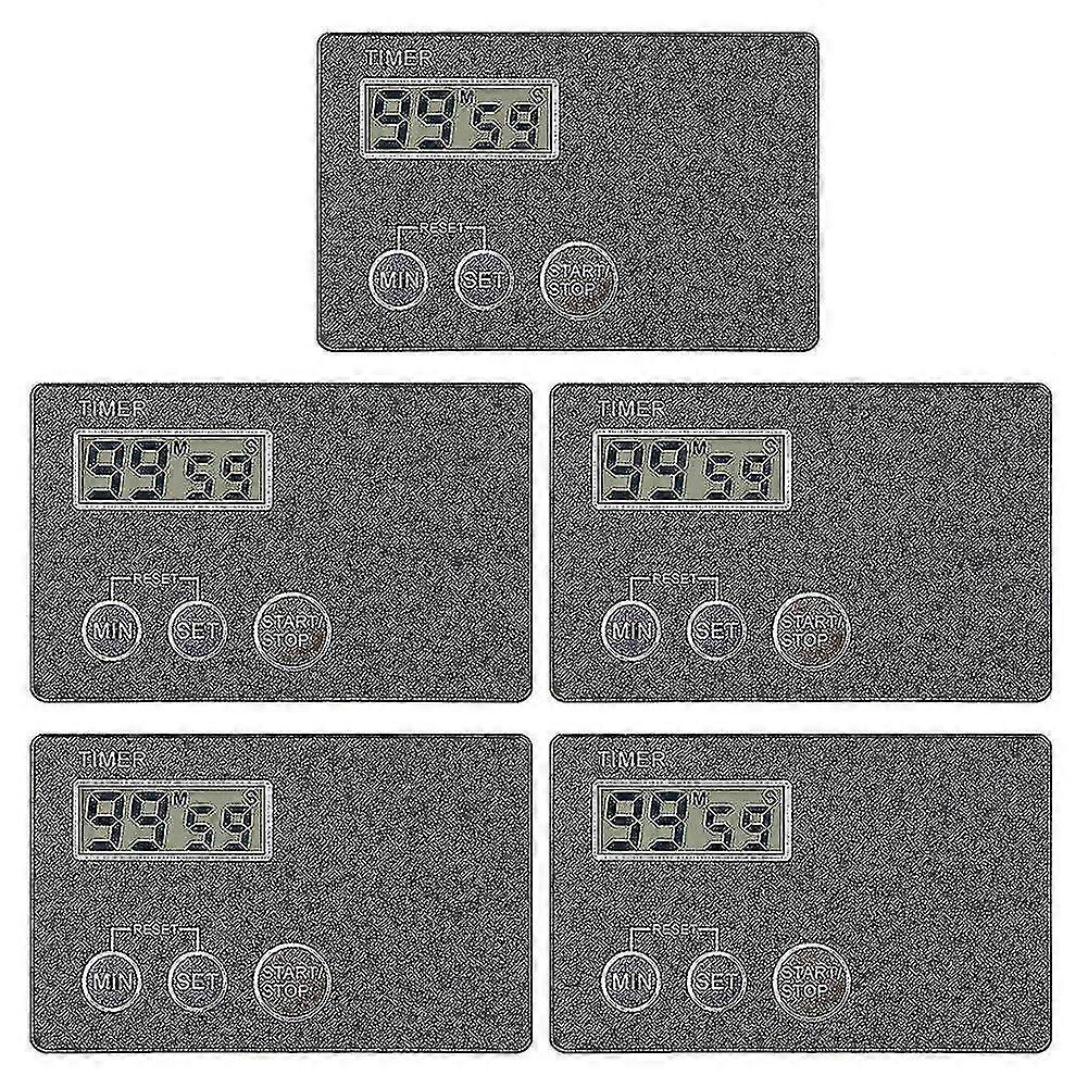Timer Credit Card Size Digital Countdown Timer Magnetic Back With Clip Cooking Timer Small Digital PXCL