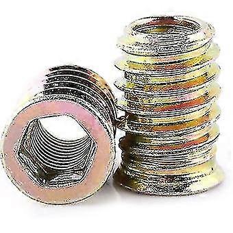 20 Piece Pack M8 Zinc Alloy Threaded Hex Nut, Zinc Alloy Insert Nuts Assortment/bl