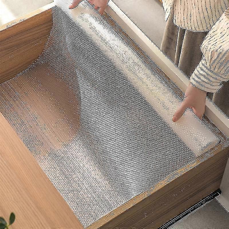 棚ライナー引き出しライナーキャビネットライナー非粘着性の脱滑エヴァマット透明冷蔵庫の引き出し棚棚キャビネットのキッチンラグパッドとデスク