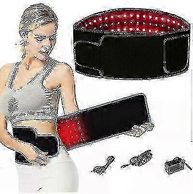 حزام الخصر العلاج بالضوء الأحمر بالأشعة تحت الحمراء مع 105 حبات LED للدفء وتخفيف الآلام - DGZD