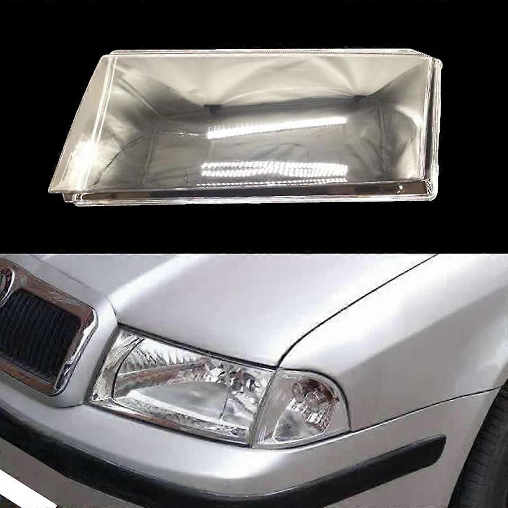 Transparent Light Case For Skoda Octavia 2001 2002 2003 2004 Front Headlight Lens Cover HeadLight Lightshade Glass Light Shell Caps