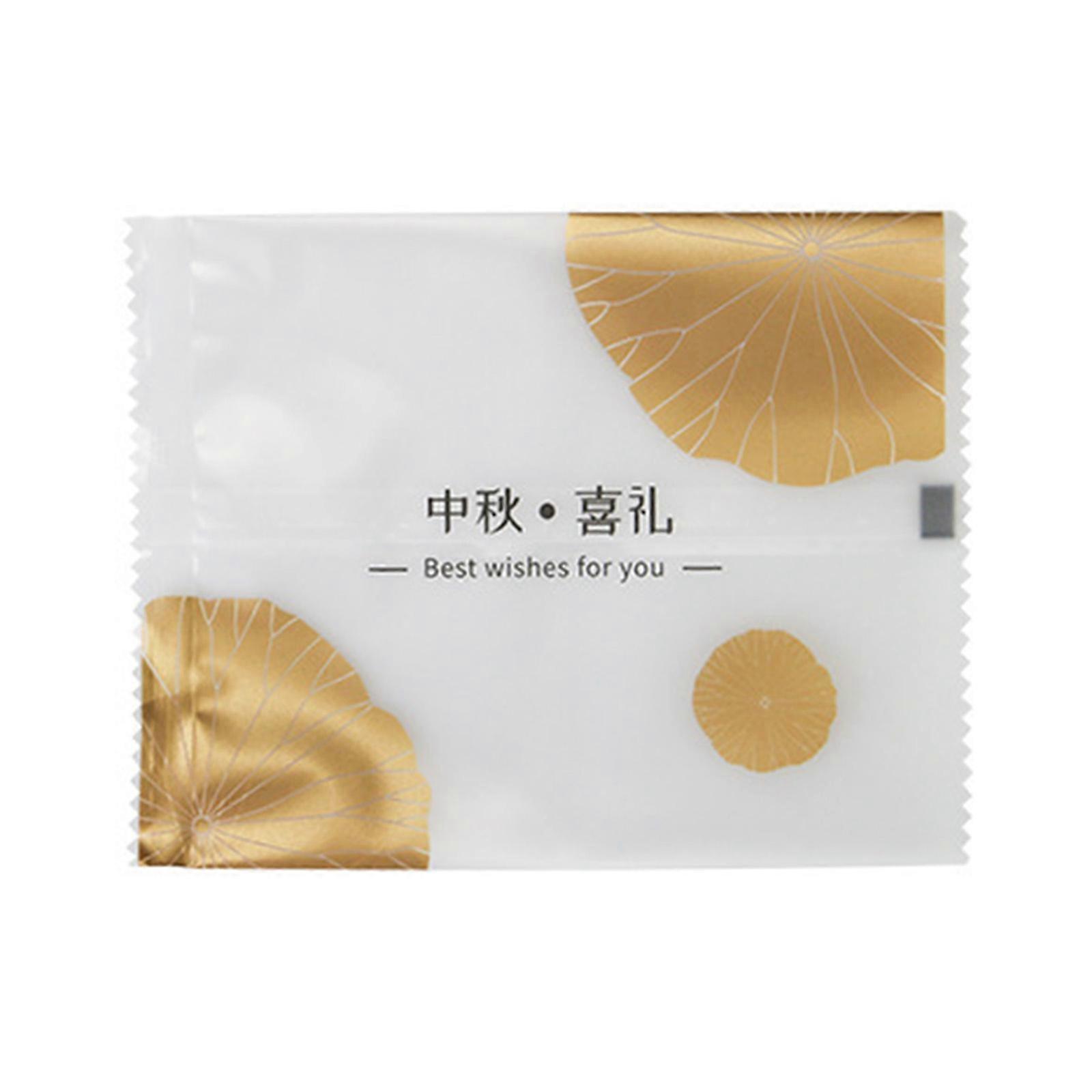 Mooncake Packaging Bag 100pcs/set Green Bean Pastry Biscuit Packaging