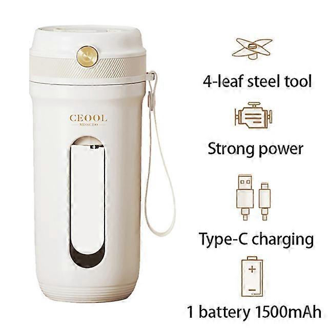 350ML Electric Juicer Portable Blender 10 Blades Fruit Mixers 3000mAh USB Rechargeable Smoothie Juicer Cup Squeezer Juice Make Ice Crushers & Shavers