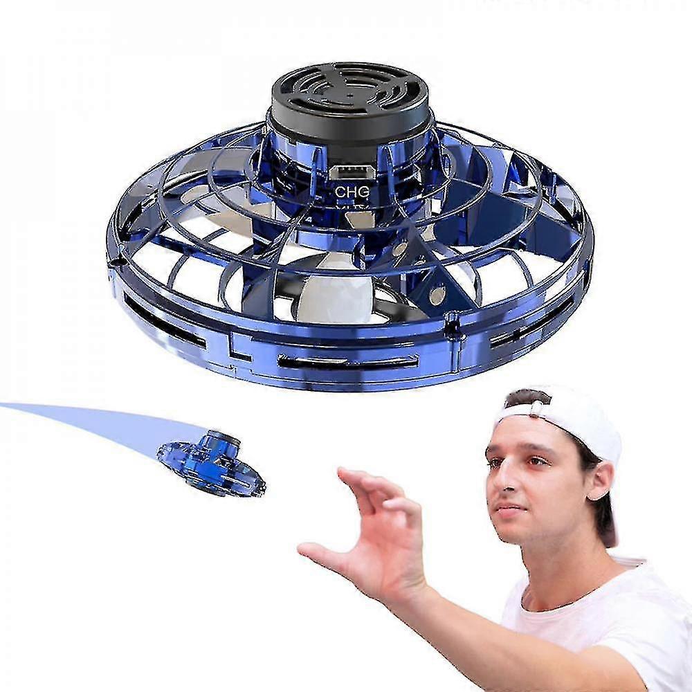 Mini Drone Led Ufo Type Flying Helicopter Spinner