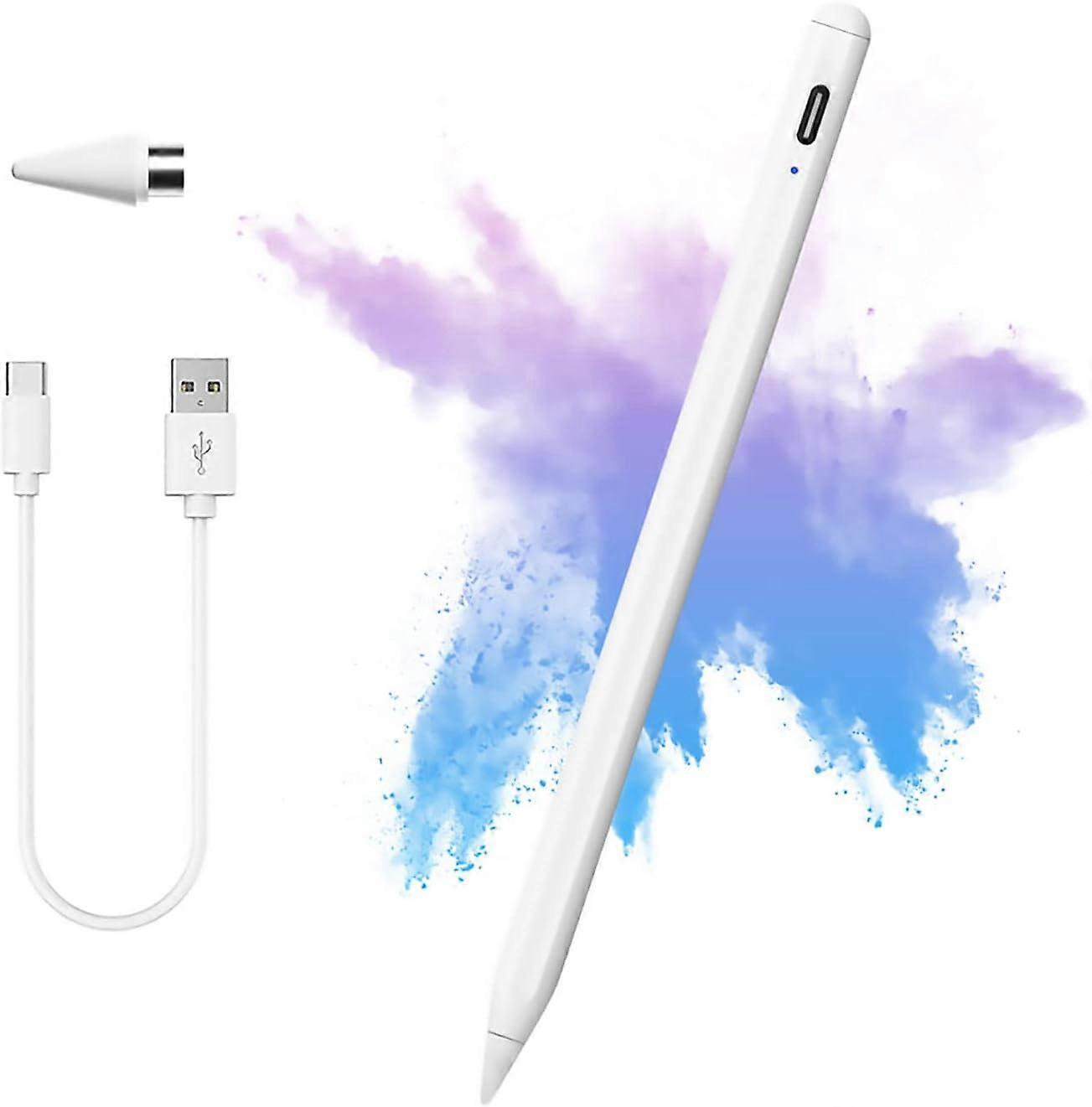 Stylus Pen for Touch Screens with Magnetic Cap and Replacement Tips - Universal Capacitive Stylus for iOS iPad Pro/Mini/Air/iPhone/Microsoft Android T