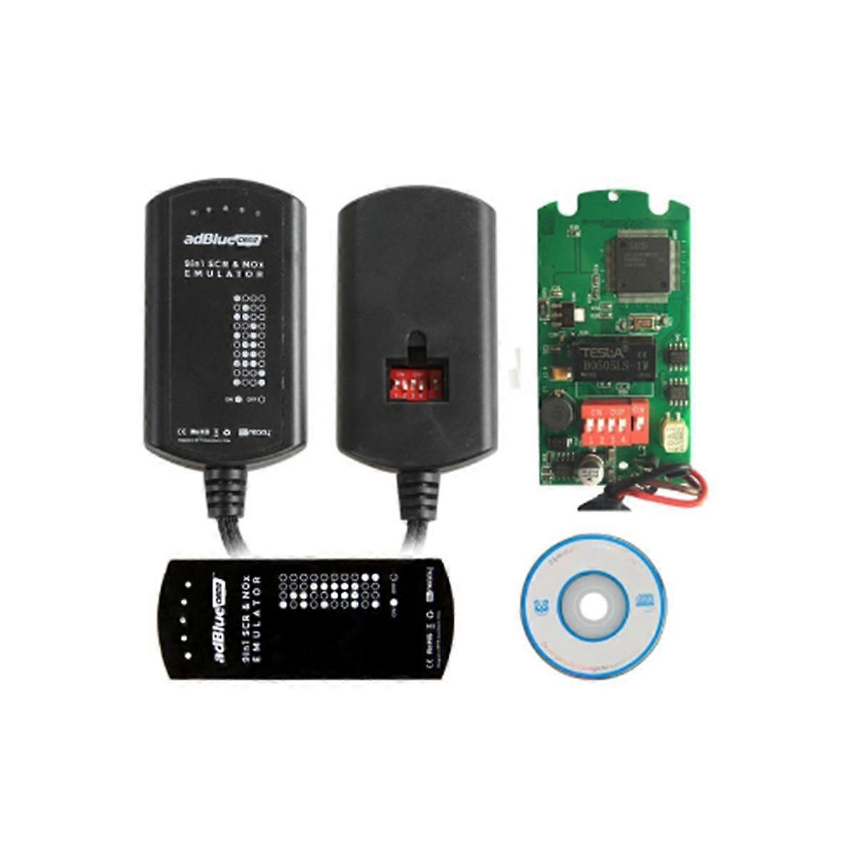 最新のA +フルチップAdblue 9 IN 1アップグレード、9トラック用広告ブルーエミュレーターヘビーデューティ、ソフト不要