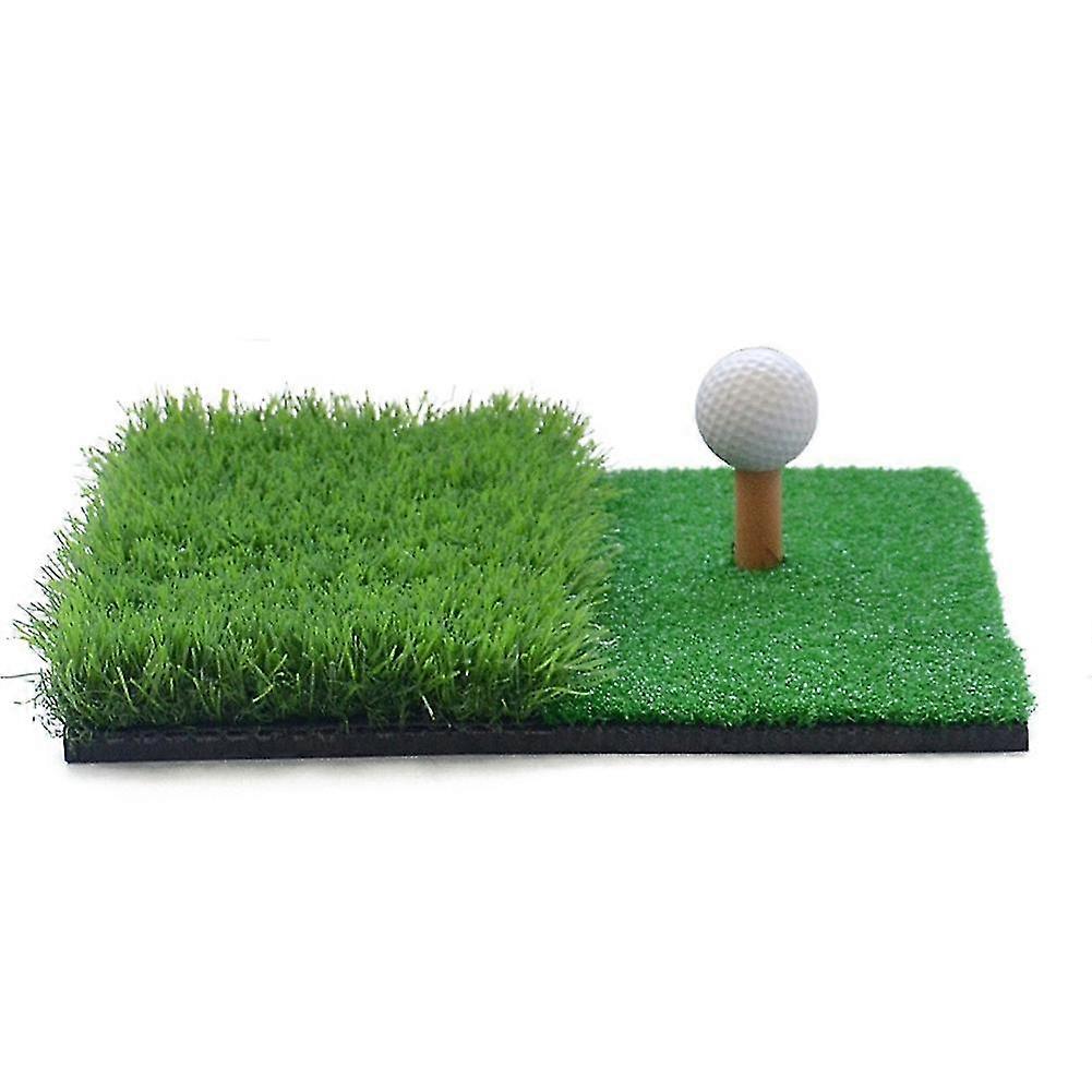 Golf Hitting Practice Mat Simulated Turf Swing Practicing Mat