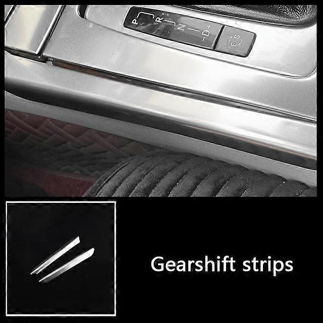 Stainless Steel Center Console Frame Decoration Gear Shift Cover Trim For Mercedes Benz E Class W212 2010-2011 Vehicle Interior CarStyling
