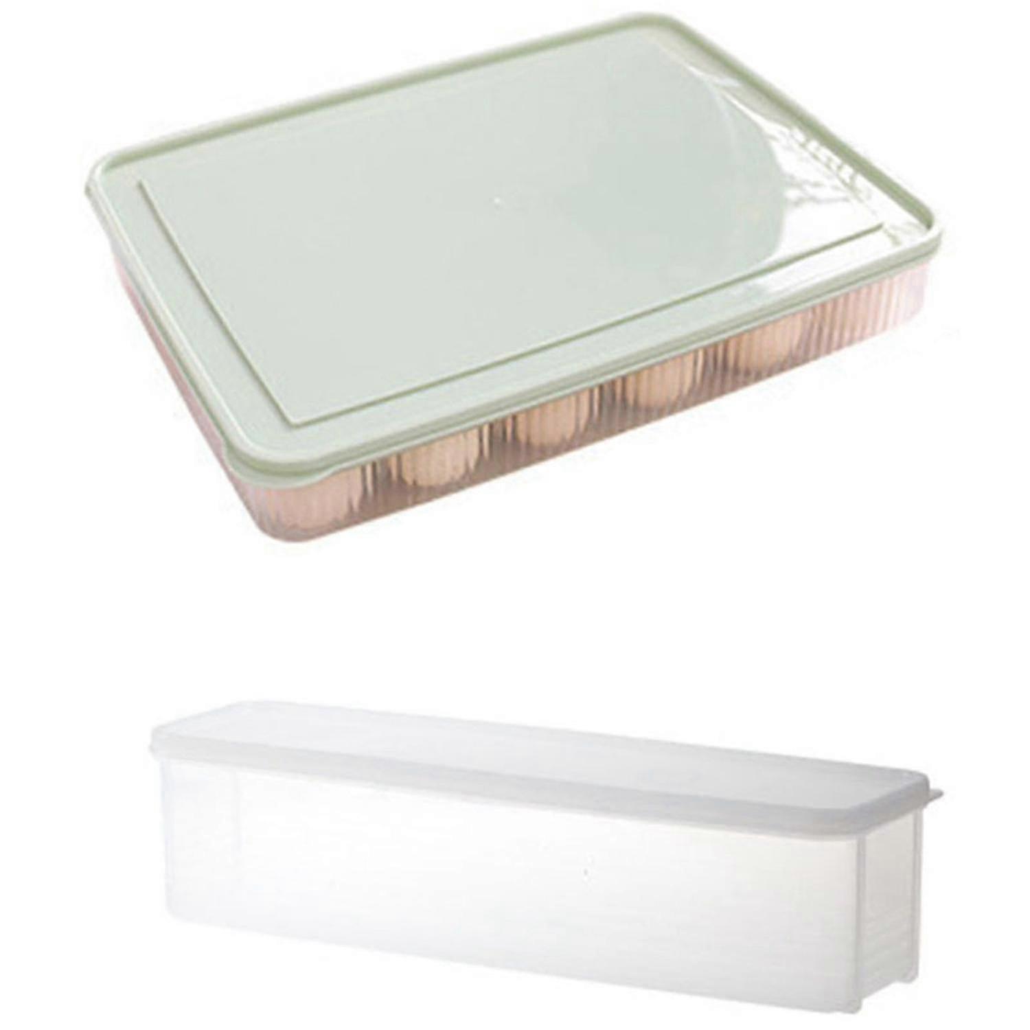 Compatible Withhousehold Noodle Translucent Storage Box Airtight Spaghetti Box