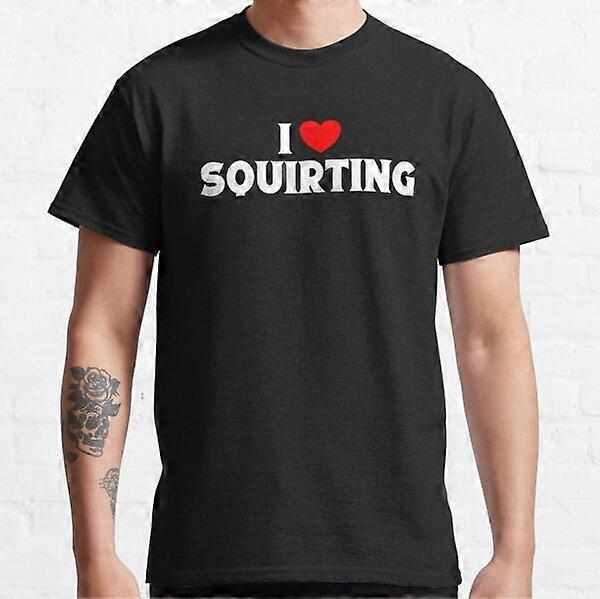 I Heart Squirters Żart dla dorosłych Uwielbiam Squirting Piżama Klasyczna koszulka-RK48247