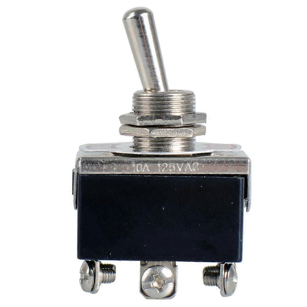 thumbnail image 2 of Cahuczlhoz 3x Heavy Duty Momentary DPDT Toggle Switch – (ON)-OFF-(ON), 20A 125V, IP65 Waterproof, 12mm Mount 2 of 4