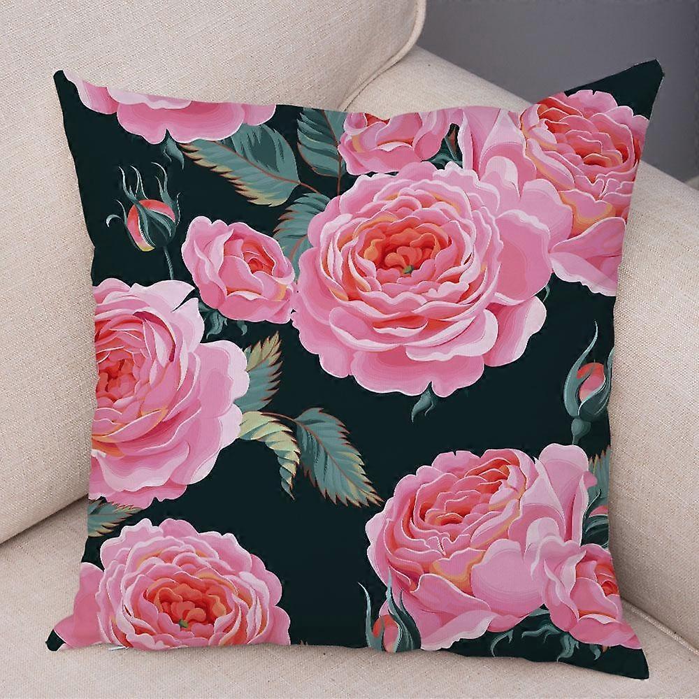 Tryck örngott Soffa Kuddfodral Design Stil -681