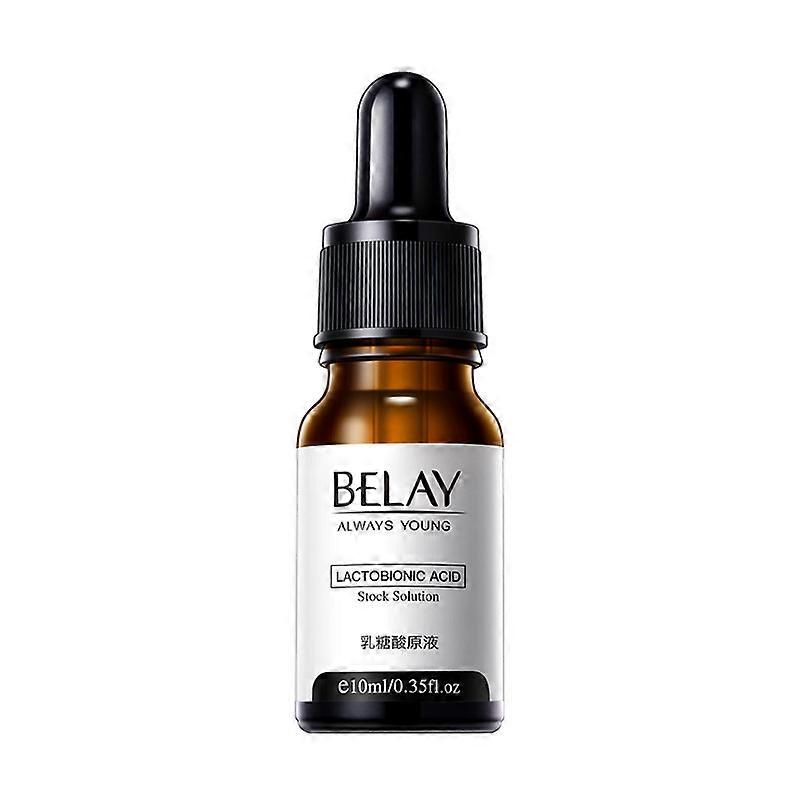 10ml Instant Shrink Pores Perfection Serum Lactobionic Acid Face Solution Serum Minimize Pore Remover Wrinkle Anti-Aging Essence