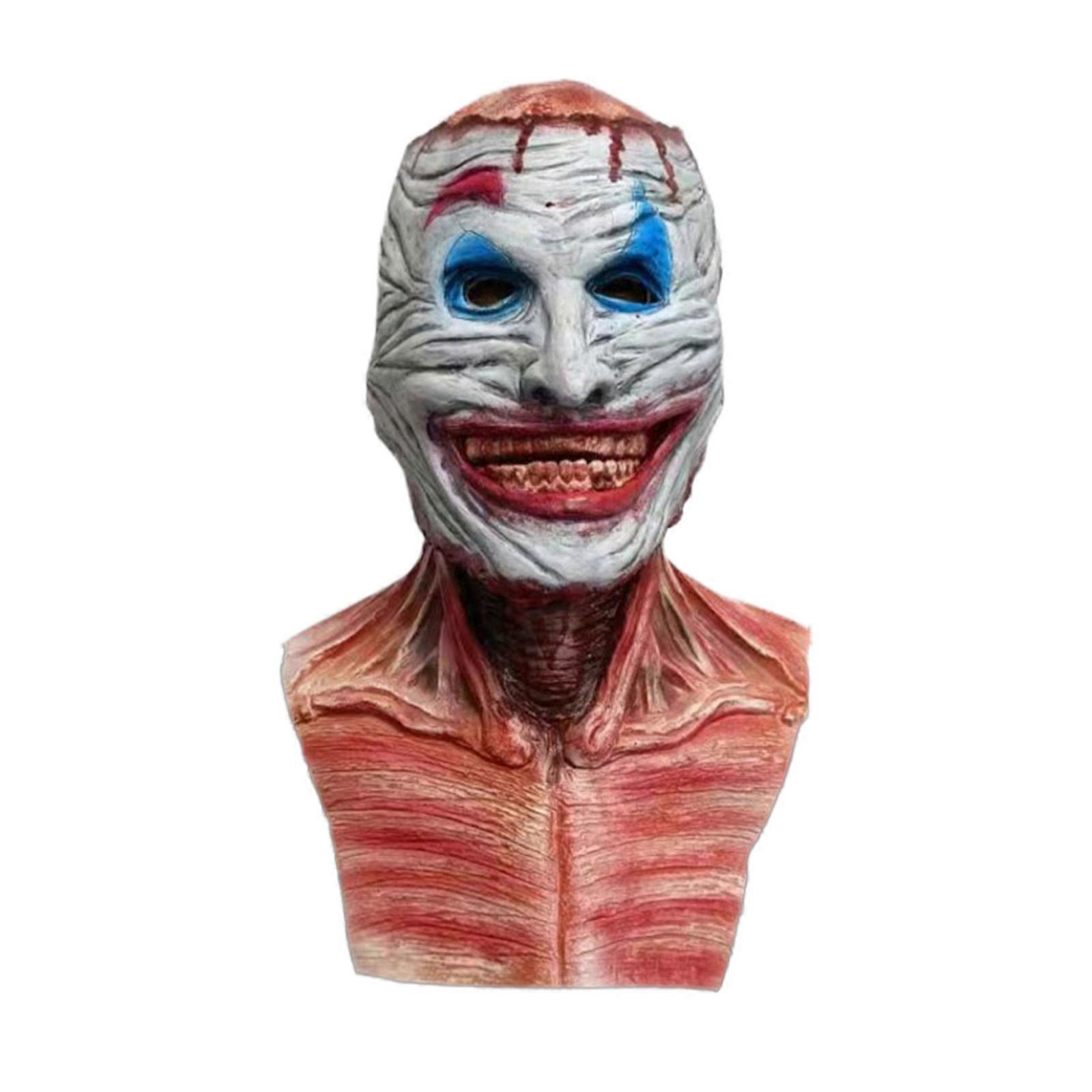 New Arrived Halloween Mask Jack Joker Double Sided With Bloody Skull