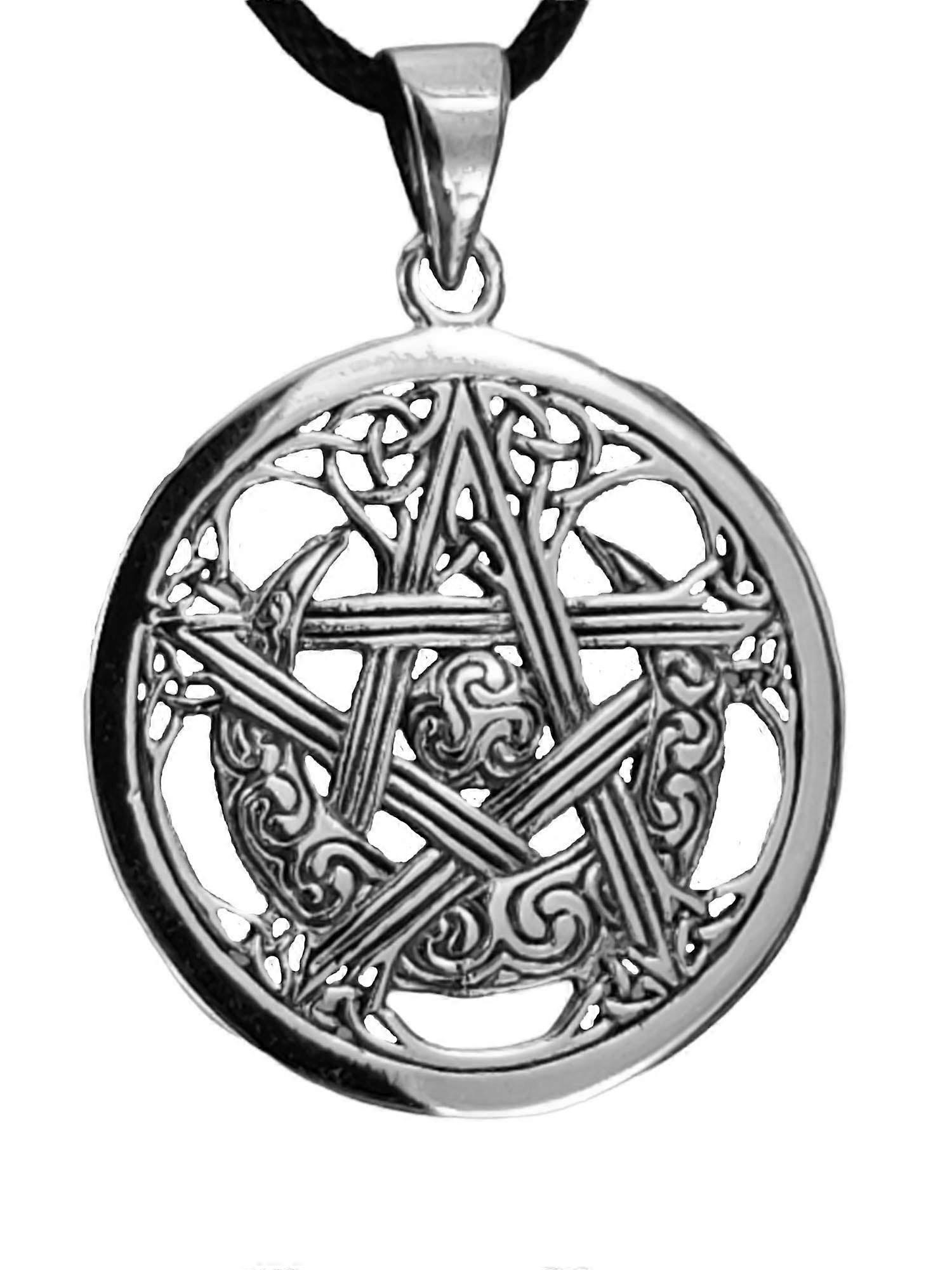 Pentagram 228 with Snake Chain - Silver