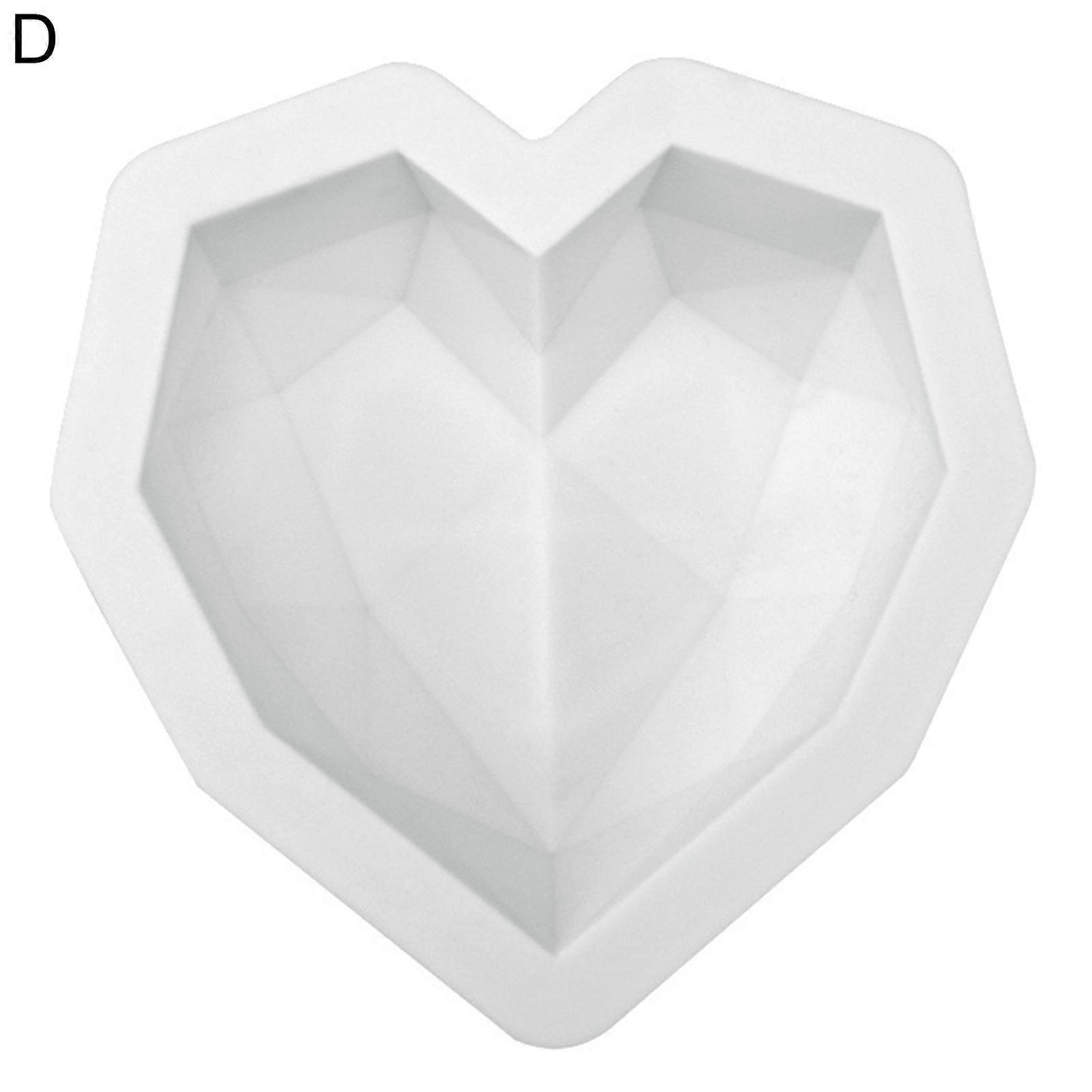 Decorative Candy Mold Non-stick Romantic Heart Shaped Design Dessert Mold Baking Tools