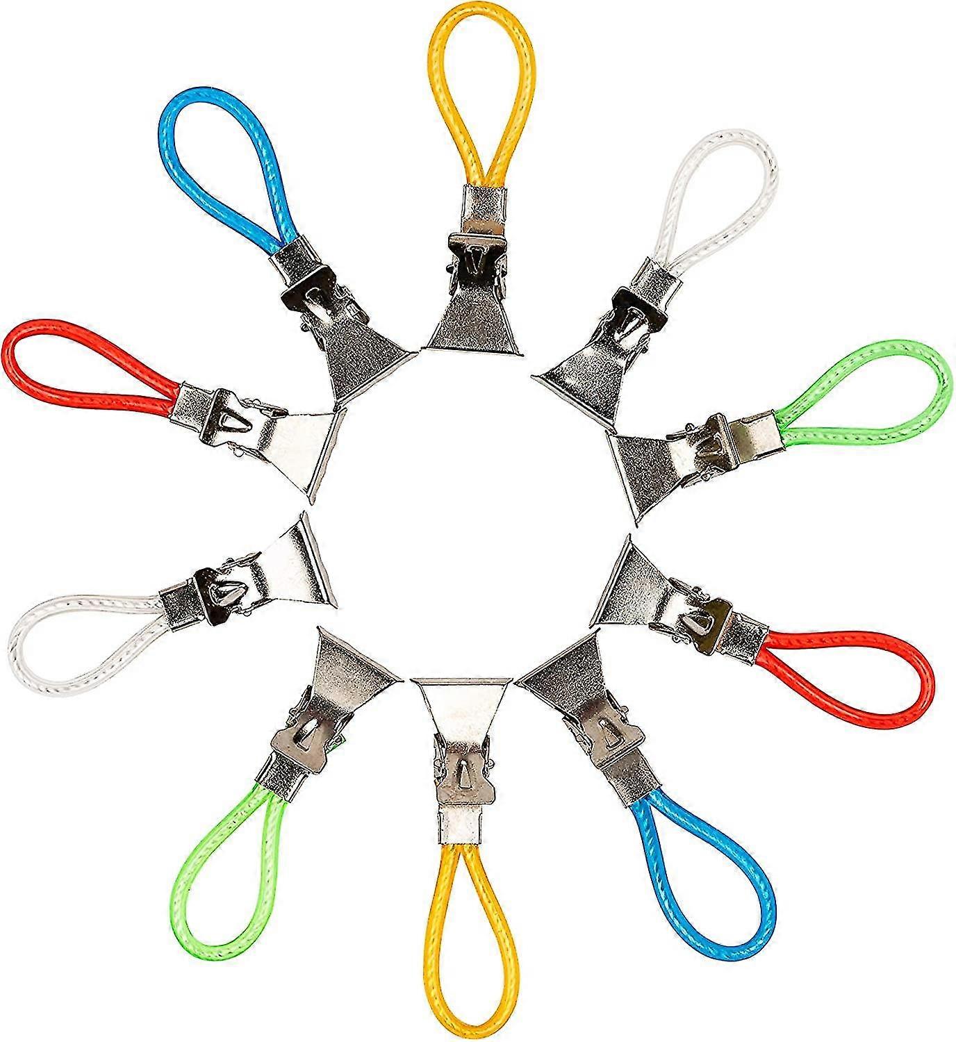 10pcs Multicolour Hanging Hooks For Bathroom Storage & Kitchen Accessories Storage