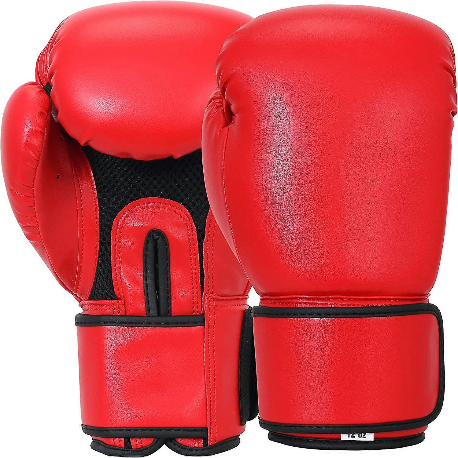 Boxningshandskar Syntetiskt läder Väska Punching Handskar för hemmagym Kickboxning Träningsutrustning Håll dig sval