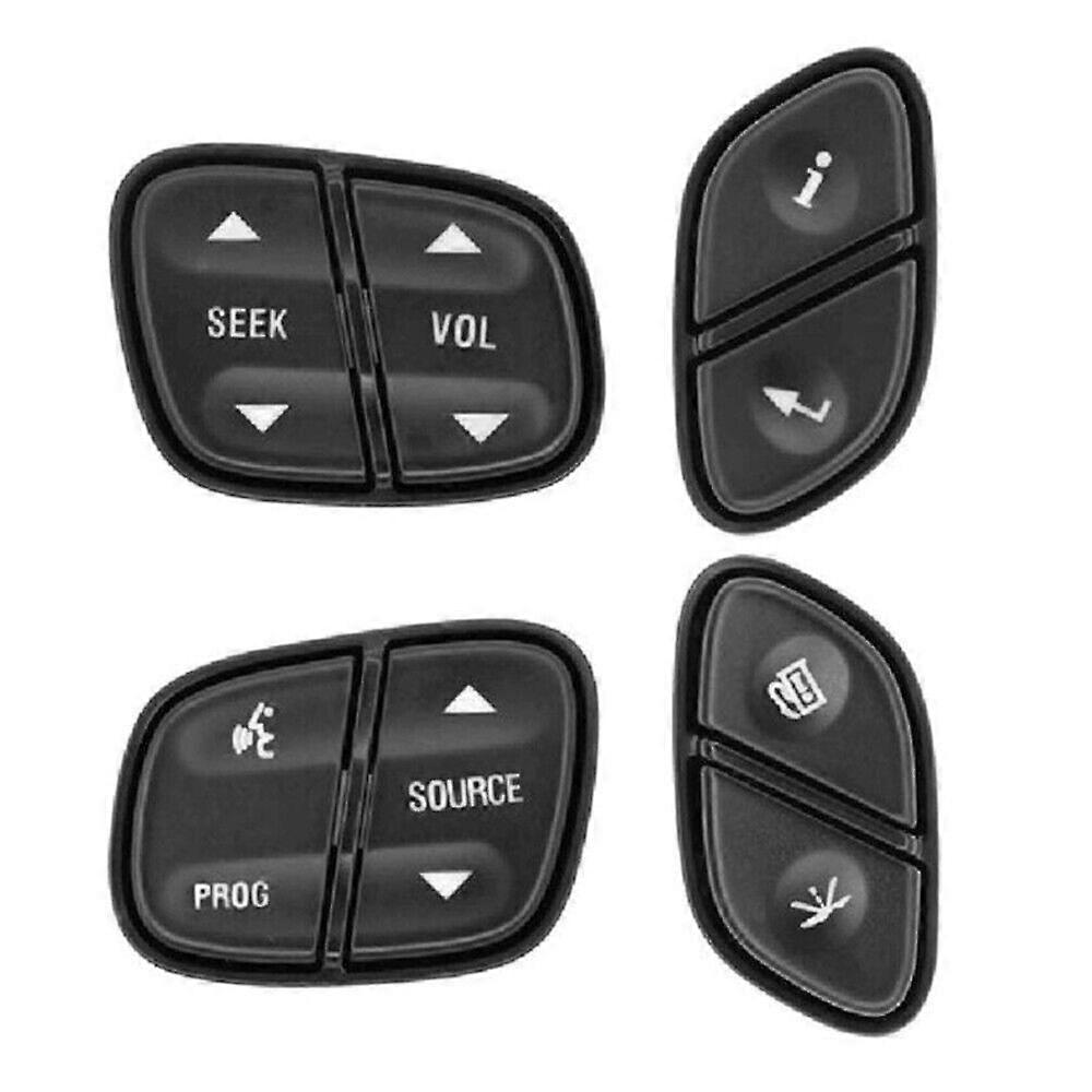 4pc For GMC Chevrolet Steering Wheel Buttons Switch Controls Set New