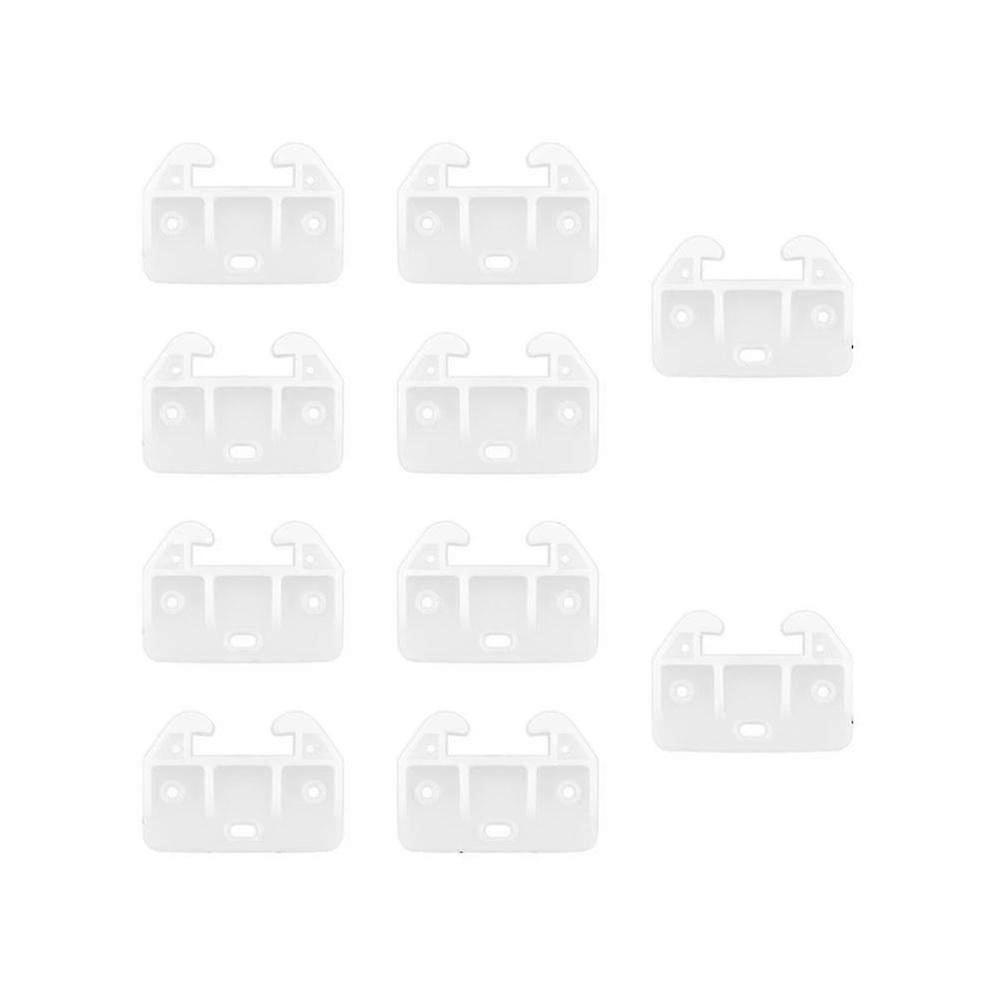 20pcs Drawer Track Guides Plastic Drawer Guides Drawer Slides Replacement Furniture Parts For Dress