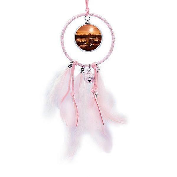 אדום כהה יערנות מדע טבע נוף חלום לוכד חדר שינה פעמון קטן דקור