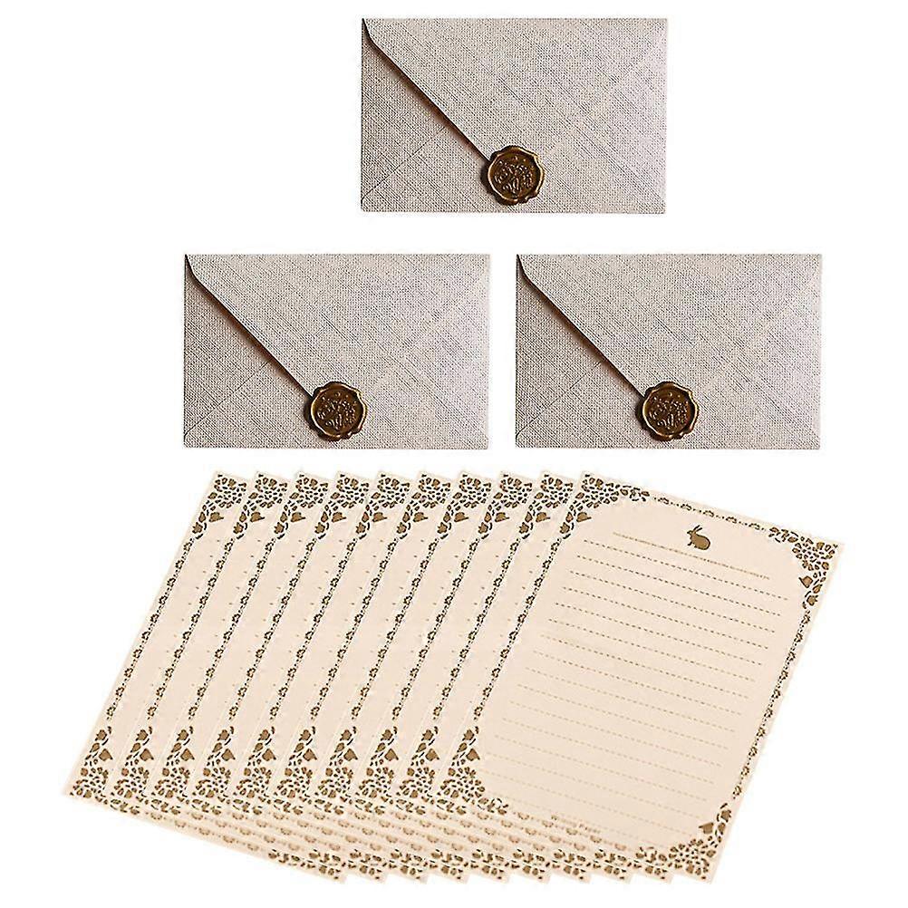 1 set of Letter Paper and Envelopes Writing Paper Packing Envelopes DIY Envelopes s202412245502