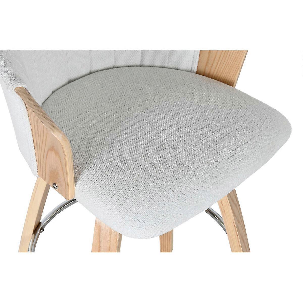 凳子 Home ESPRIT 白木 58 x 56 x 86 厘米