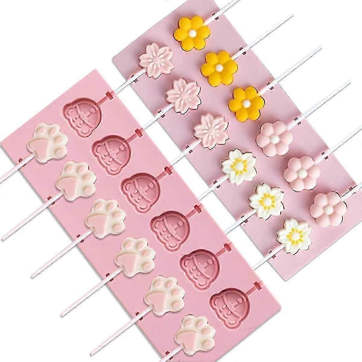 Chocolate Lollipop Silicone Mold - DIY Candy Maker Kitchen Utensils